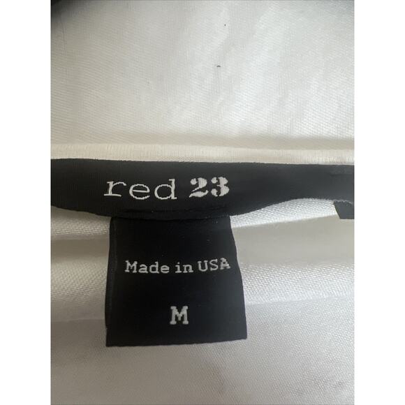 Red 23 Size Medium White Multi Color Blouse - Picture 5 of 9